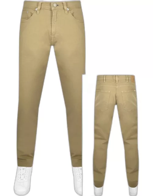 Paul Smith Tapered Fit Jeans Beige