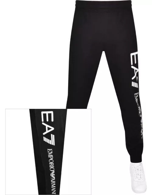 EA7 Emporio Armani Logo Jogging Bottoms Black