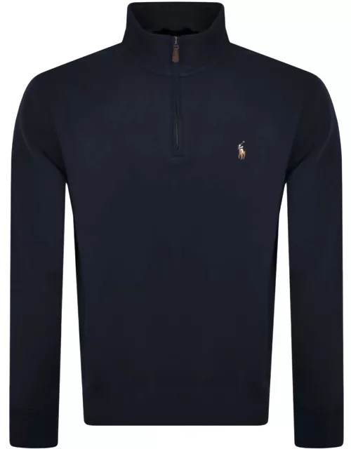 Ralph Lauren Half Zip Sweatshirt Navy