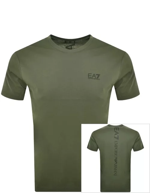 EA7 Emporio Armani Logo T Shirt Green