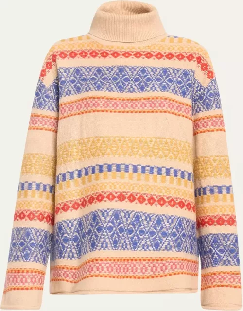Hazy Isle Turtleneck Cashmere Sweater