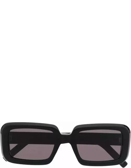 Rectangular-frame sunglasse