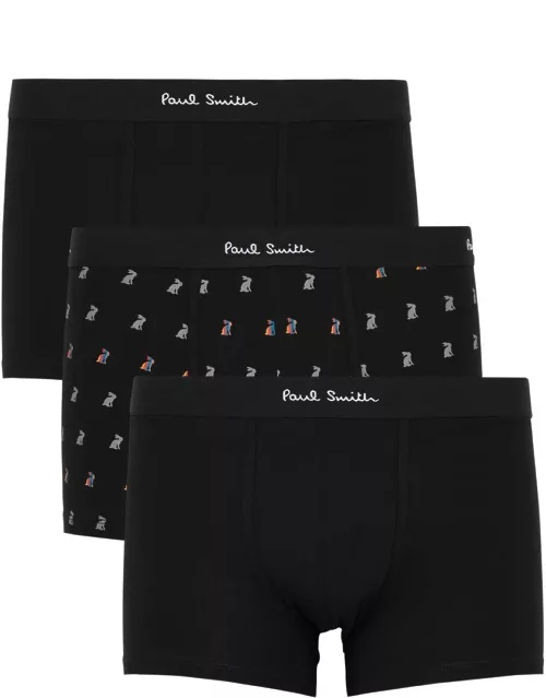 Paul Smith Stretch-cotton Boxer Briefs - set of Three - Black