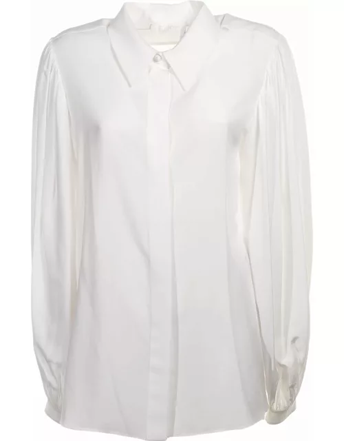 Chloé Long-sleeved Silk Shirt