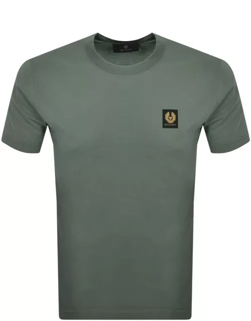 Belstaff Logo T Shirt Green