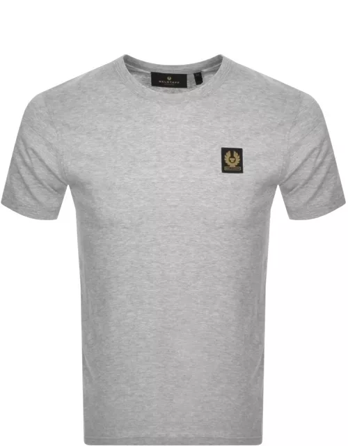 Belstaff Logo T Shirt Grey