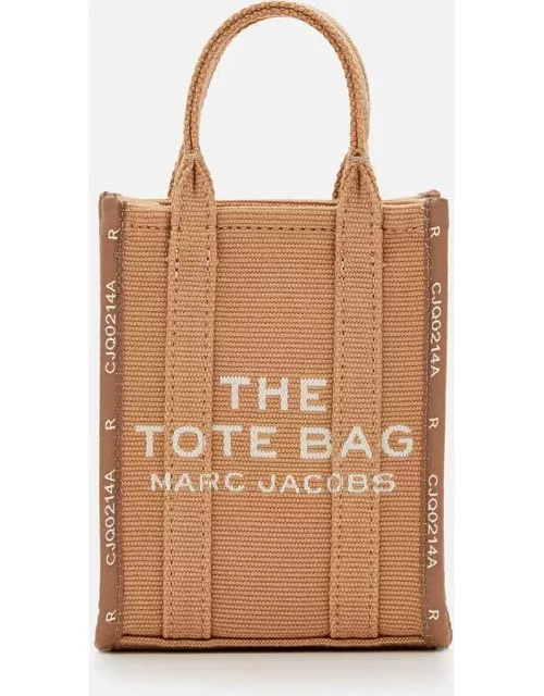 Marc Jacobs The Phone Jacquard Tote Bag Beige TU