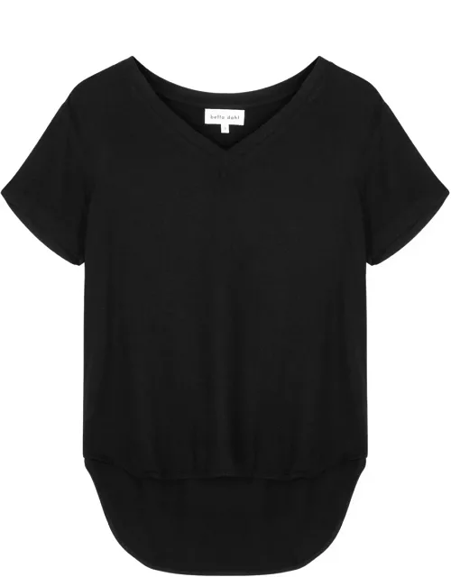 Bella Dahl Rayon T-shirt - Black - XL (UK16 / XL)