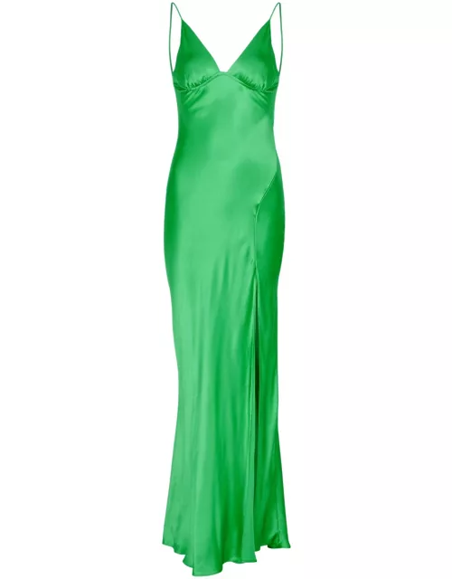 Bec & Bridge Ren Satin Maxi Dress - Green - 6 (UK6 / XS)