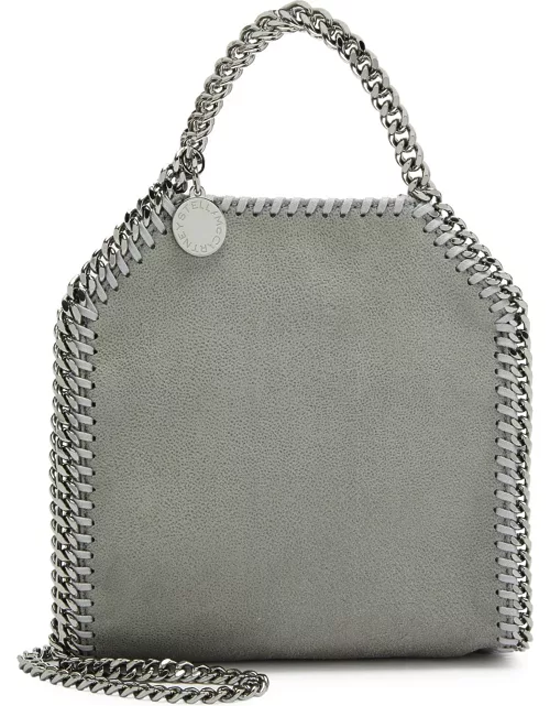 Stella Mccartney Falabella Tiny Faux Suede Tote - Light Grey