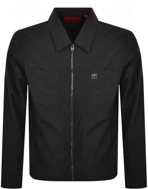 HUGO Evalo Overshirt Jacket Black