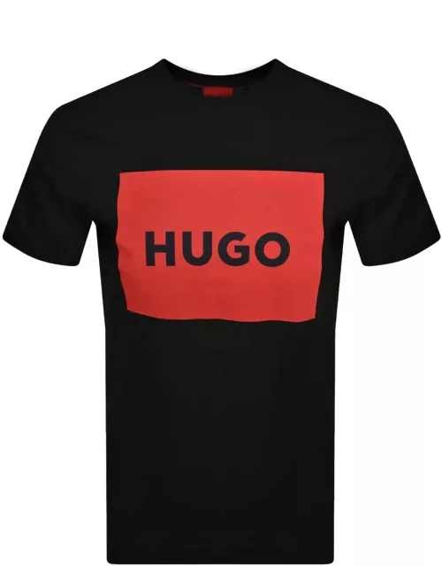 HUGO Dulive Crew Neck T Shirt Black