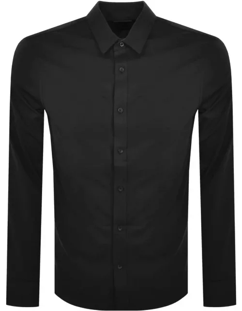 Calvin Klein Long Sleeve Slim Fit Shirt Black