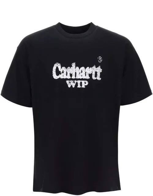CARHARTT WIP spree halftone printed t-shirt