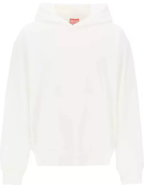 DIESEL logo embroidered hoodie