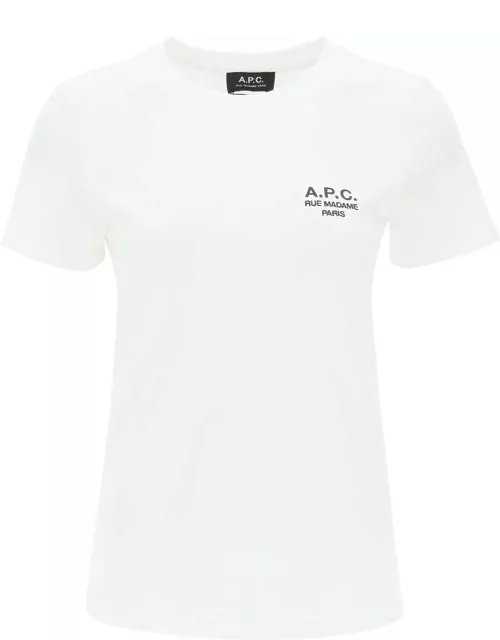 A.P.C. Denise T-shirt with logo embroidery