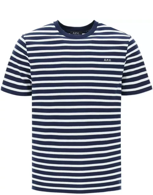 A. P.C. emilien striped t-shirt