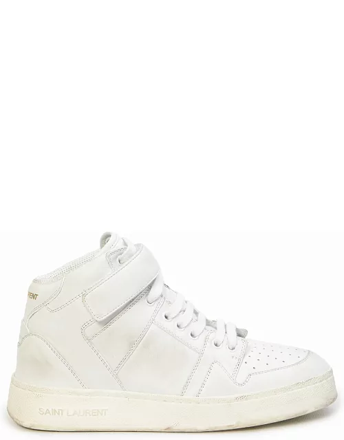 Lax sneakers in washedout effect leather