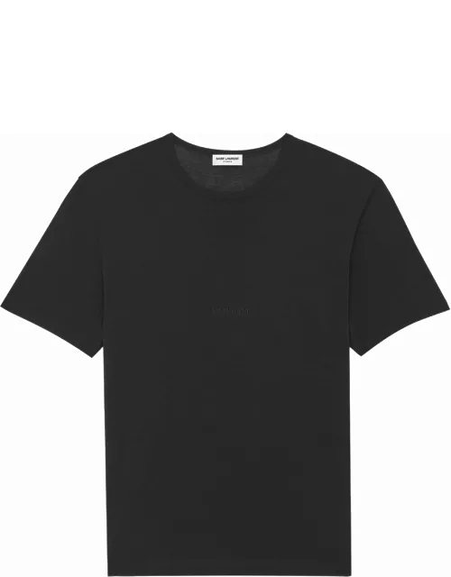 Black t-shirt with logo