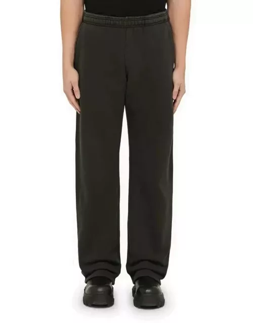 Black trousers in organic cotton