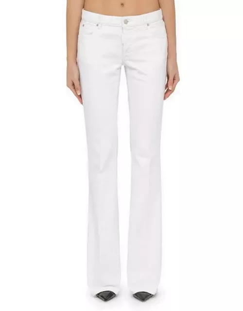 White denim trouser