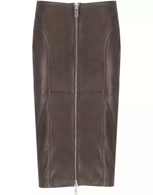 retrofete Leather Skirt