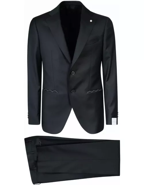 Luigi Bianchi Mantova Two-button Fitted Suit