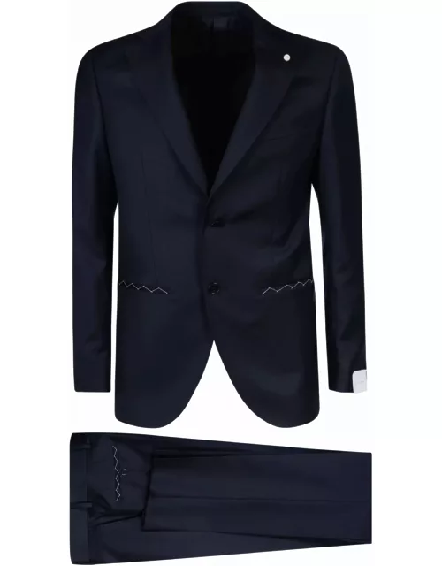 Luigi Bianchi Mantova Two-button Fitted Suit