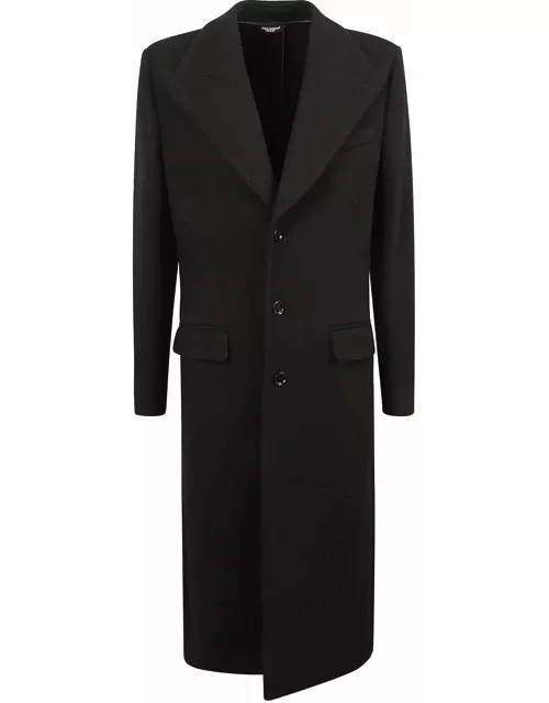 Dolce & Gabbana Deconstructed Single-breasted Coat