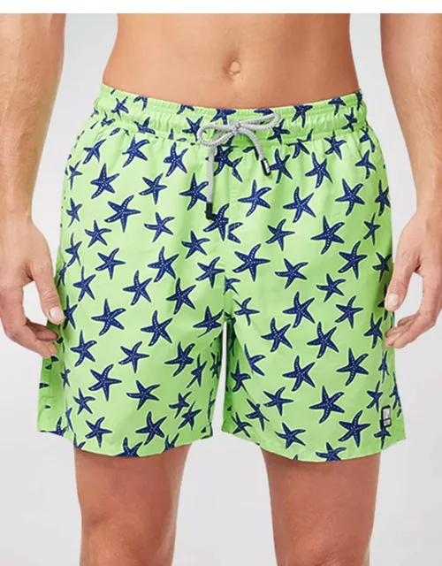 Men's Starfish-Print Swim Short