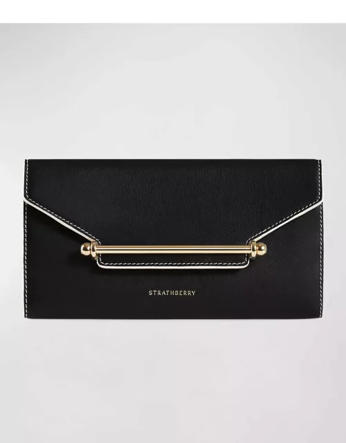 Multrees Flap Leather Wallet on Chain