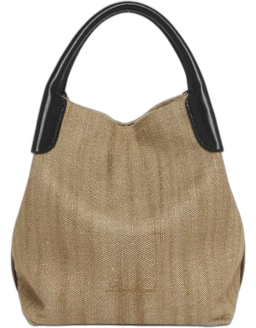 Bale Small Rustic Silk Top-Handle Bag