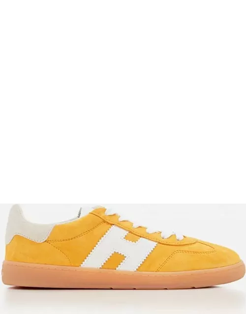 Hogan Cool Suede Sneakers Orange