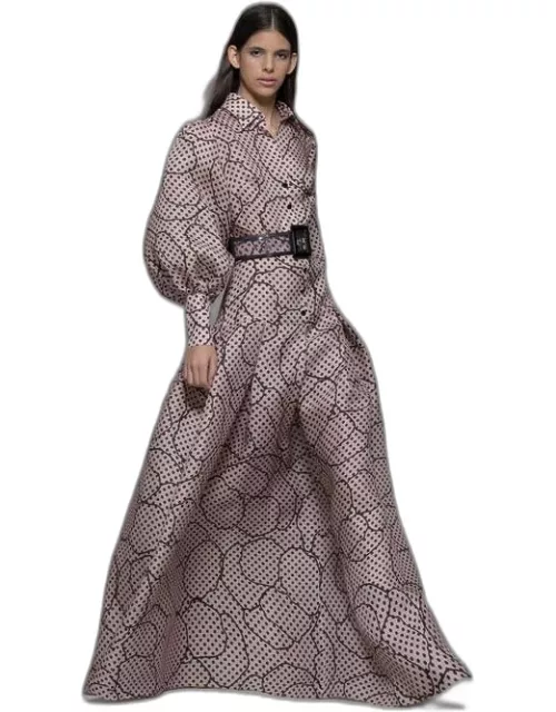 Isabel Sanchis Aprigliano Long Sleeve Shirt Gown