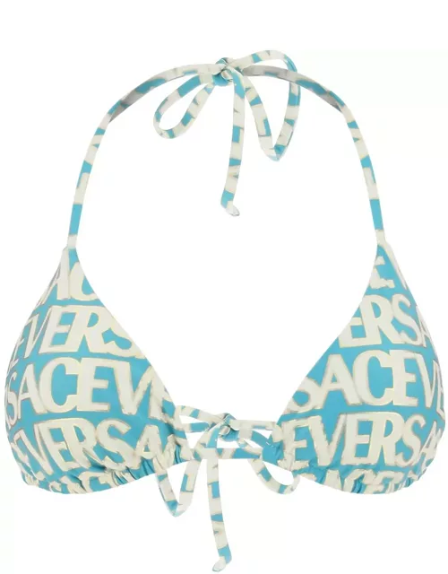 VERSACE Versace Allover bikini top