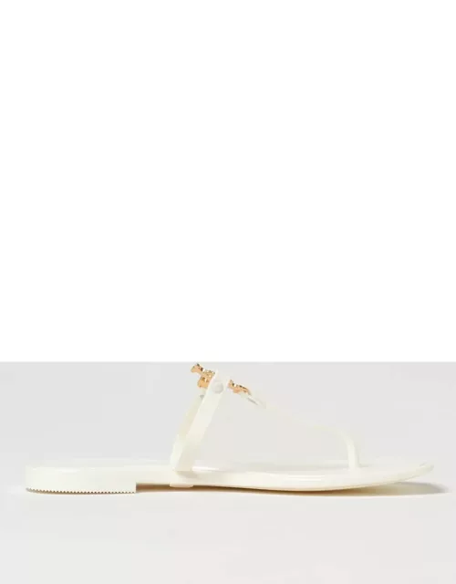 Flat Sandals TORY BURCH Woman colour White