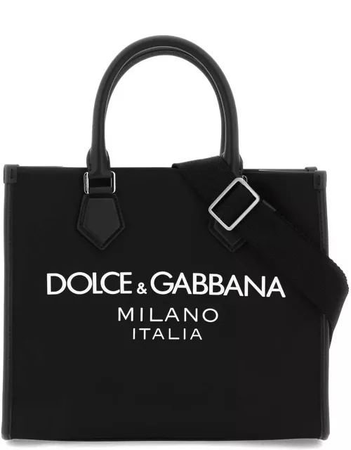 DOLCE & GABBANA nylon small tote bag