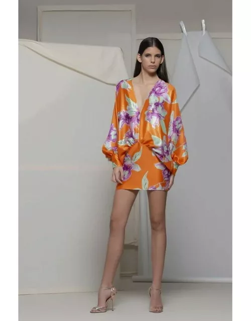 Isabel Sanchis Arizzano Long Sleeve Floral Dres