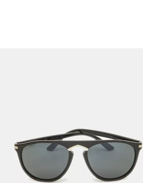 Cartier Black/Black CT0013S Pilot Sunglasse