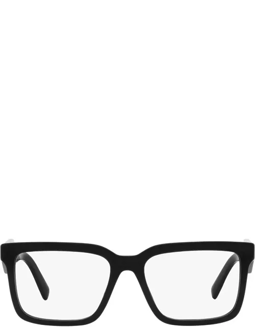 Prada Eyewear Pr 10yv Black Glasse