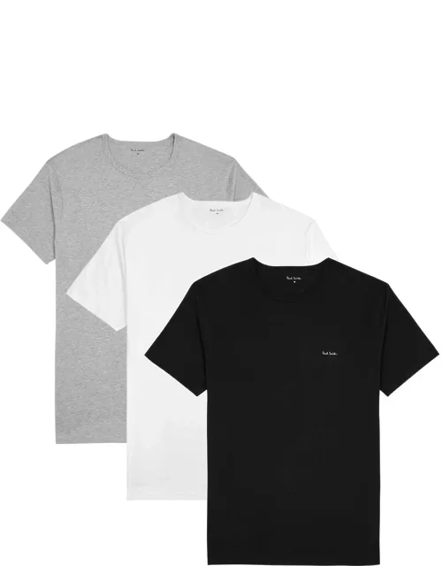 Paul Smith Logo-print Cotton T-shirt - set of Three - Black