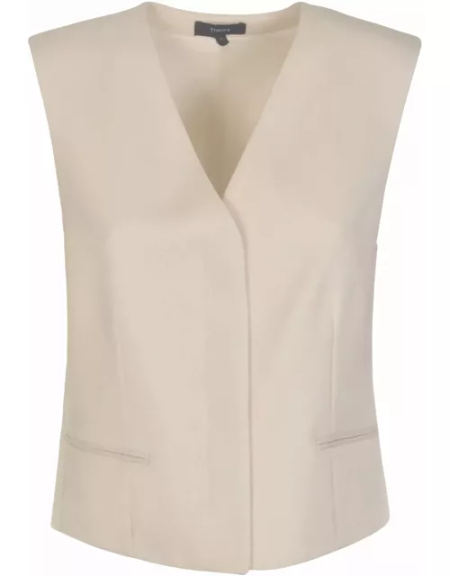 Theory Oxford Crepe Gilet