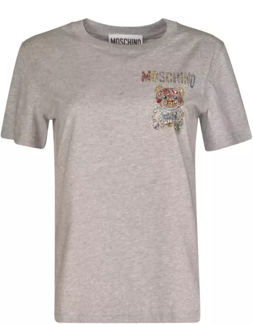 Moschino Embellished Bear T-shirt