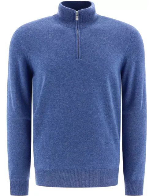 Brunello Cucinelli High-neck Zipped Sweater