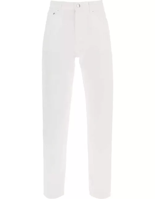 Loulou Studio Cropped Straight Cut Jean