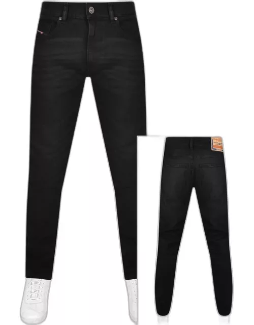 Diesel D Strukt Slim Fit Jeans Black