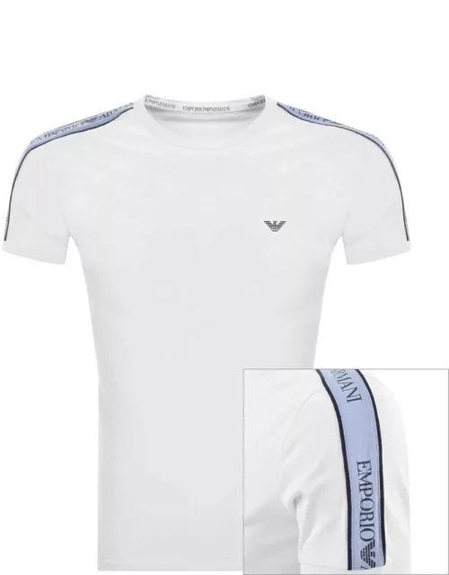 Emporio Armani Lounge Logo T Shirt White