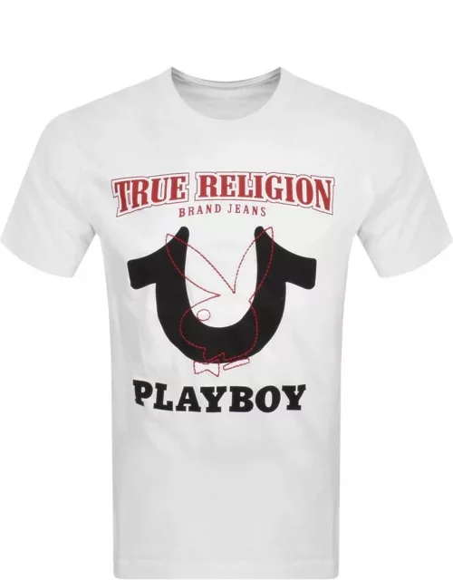 True Religion X Playboy T Shirt White