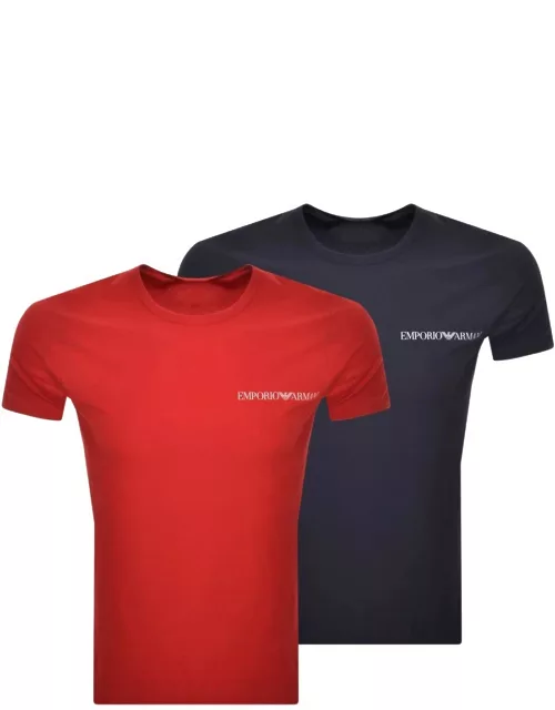 Emporio Armani Lounge Two Pack T Shirt