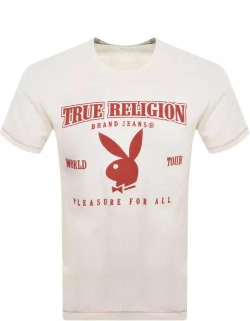 True Religion X Playboy T Shirt Crea